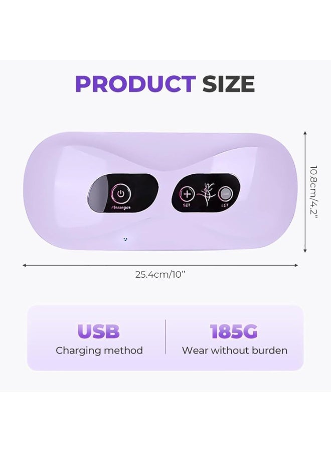 Bukela Slimming Belt, Abdominal Massager Portable Weight Loss Machine with 3 Vibration Massage Modes, Heating, Improve Blood Flow,Heating Pad for Back Pain - Image 4